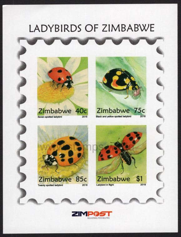 Zimbabwe. 2018 Ladybirds. MNH