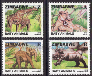 Zimbabwe. 2019 Baby Animals. MNH