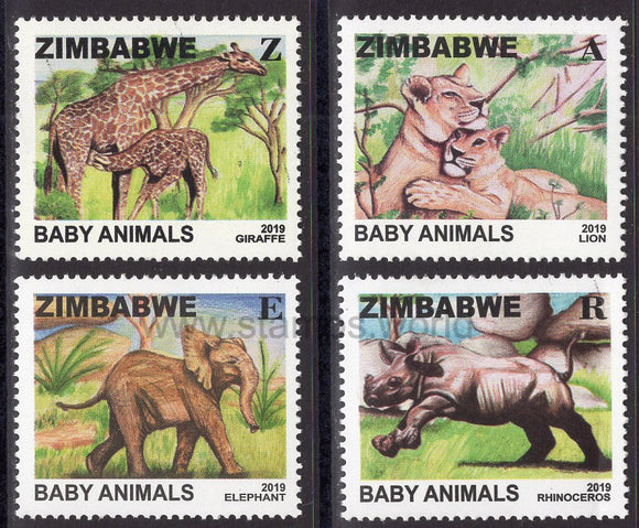 Zimbabwe. 2019 Baby Animals. MNH