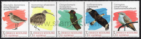 Caribbean Netherlands. St. Eustatius. 2020 Birds. MNH