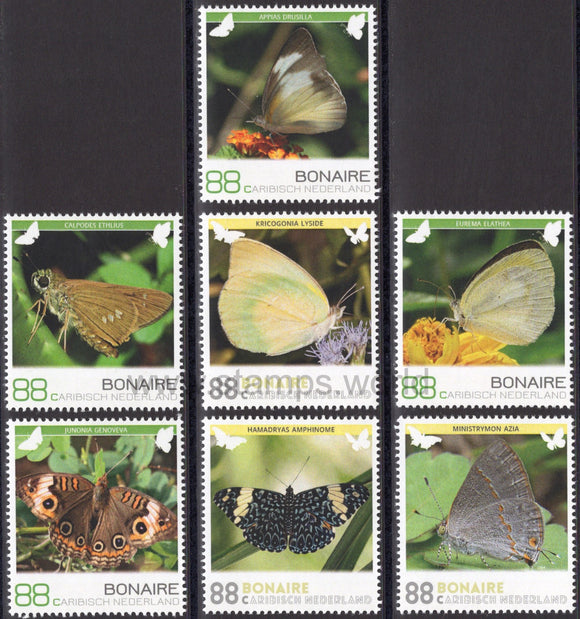 Caribbean Netherlands. Bonaire. 2022 Butterflies. MNH