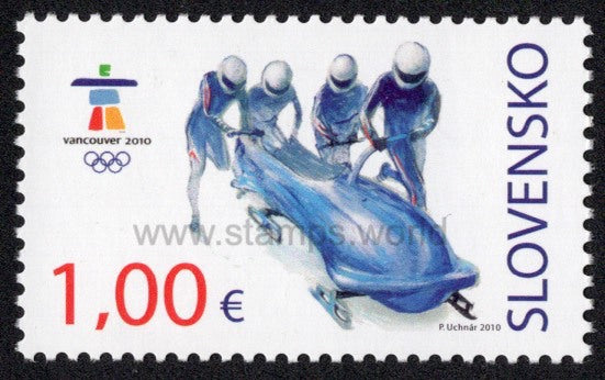 Slovakia. 2010 Winter Olympic Games. Vancouver. MNH