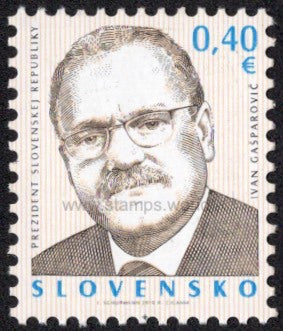 Slovakia. 2010 Ivan Gasparovic. President of Slovak Republik. MNH