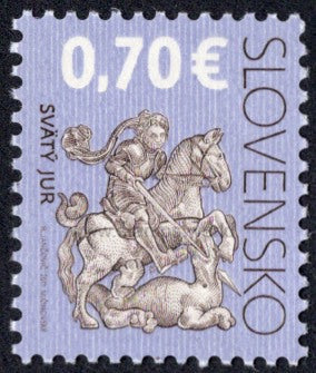 Slovakia. 2011 Cultural Heritage. Church of St. George in St. Jur. MNH