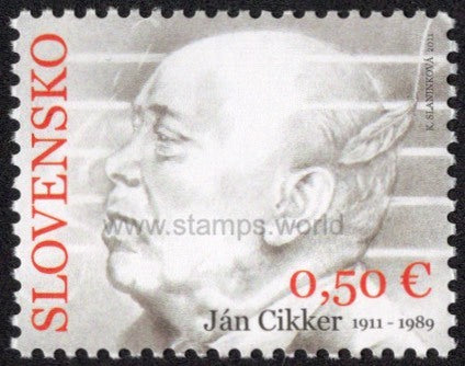 Slovakia. 2011 Jan Cikker. MNH