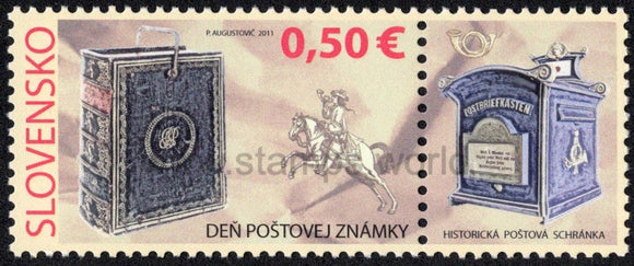 Slovakia. 2011 Postage Stamp Day. Historical Mailbox. MNH