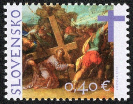Slovakia. 2012 Easter. Hans von Aachen: Carrying the Cross. MNH