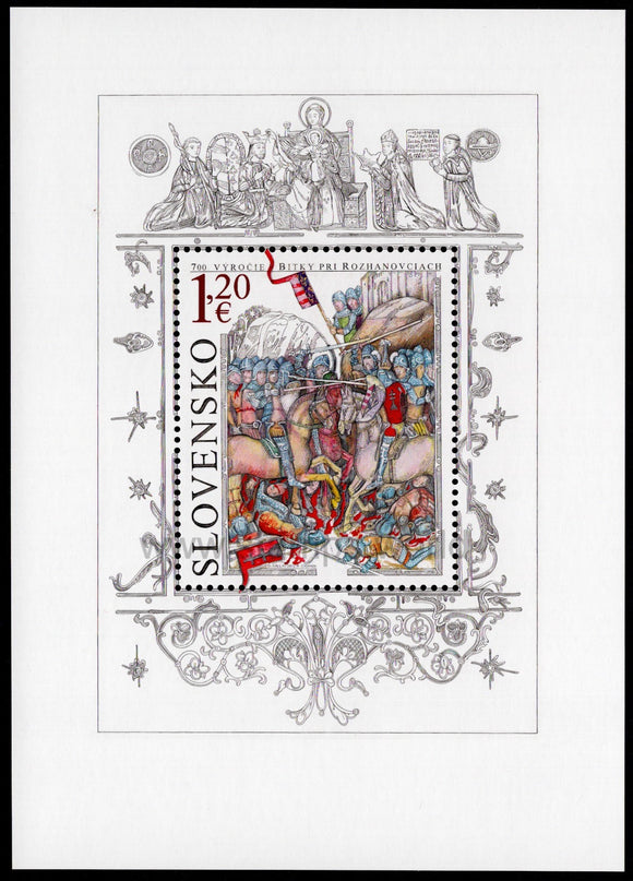 Slovakia. 2012 700 years of Battle of Rozhanovce. MNH
