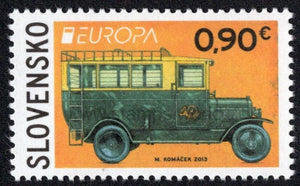 Slovakia. 2013 Europa. Postal Vehicle. MNH