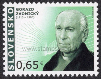 Slovakia. 2013 Gorazd Zvonicky. MNH