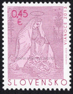 Slovakia. 2013 Christmas. Folk Motives in Ludovit Fulla's Works. MNH