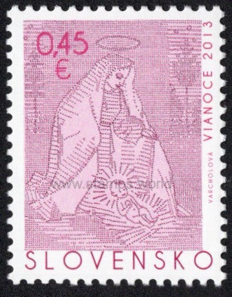Slovakia. 2013 Christmas. Folk Motives in Ludovit Fulla's Works. MNH