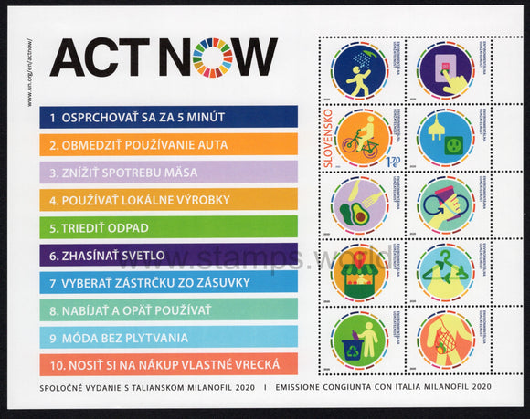 Slovakia. 2020 MILANOFIL. MNH