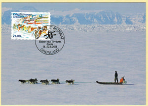 Greenland. 2014 Paris 2014. Exhibition card