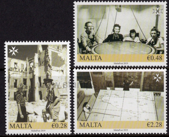 Malta. 2019 Malta At War. The Map Plotters. MNH
