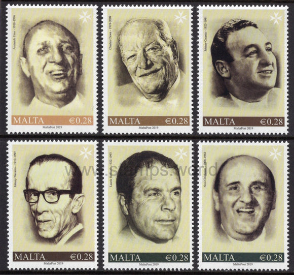 Malta. 2019 The Stage Commandos and Popular Entertainers. MNH