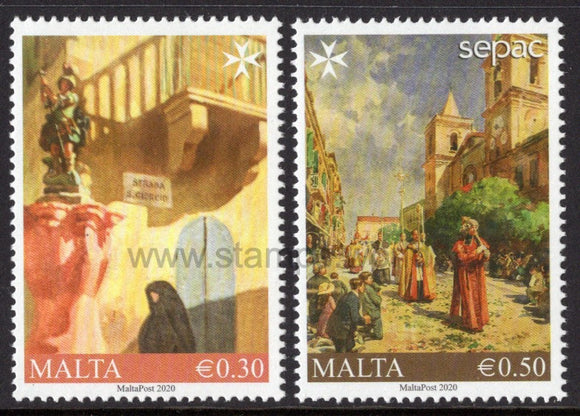 Malta. 2020 SEPAC. Artworks in the National Collection. MNH