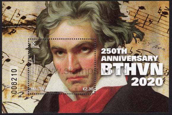 Malta. 2020 Ludwig Van Beethoven. MNH