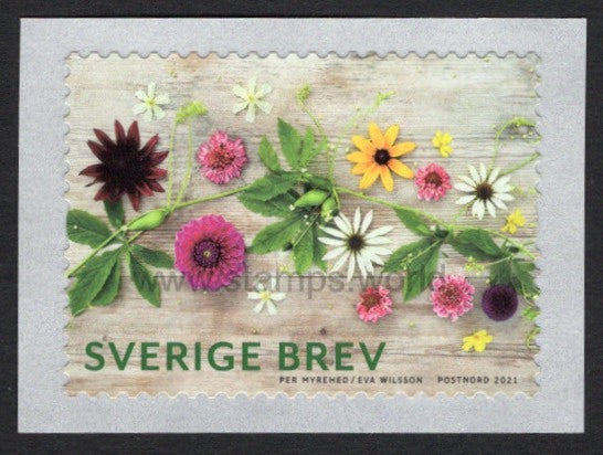 Sweden. 2021 Late Summer Flowers. MNH