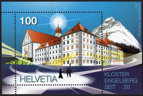 Switzerland. 2020 900 Years of Engelberg Abbey. MNH