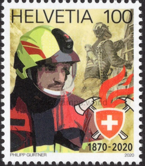 Switzerland. 2020 Swiss Fire Brigade Association. MNH