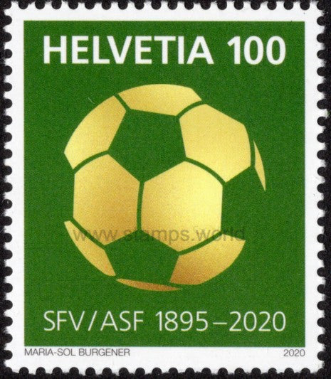 Switzerland. 2020 Swiss Football Association. MNH