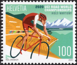Switzerland. 2020 UCI Road World Championships. MNH