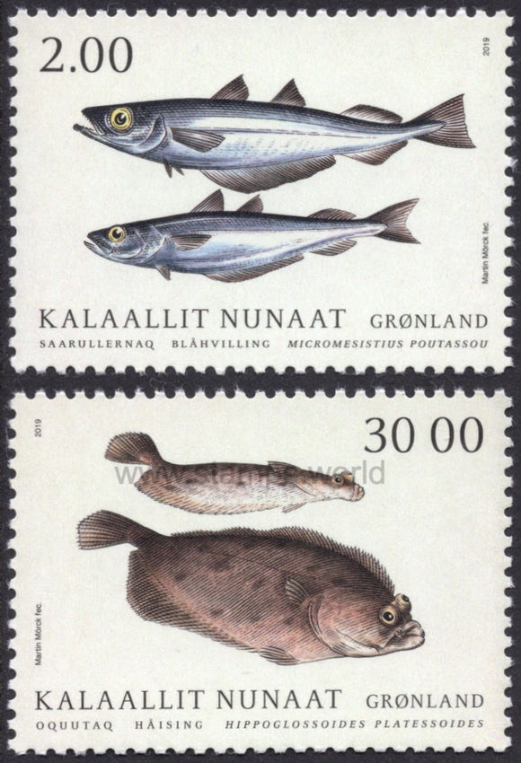 Greenland. 2019 Fish in Greenlandic Waters II. MNH