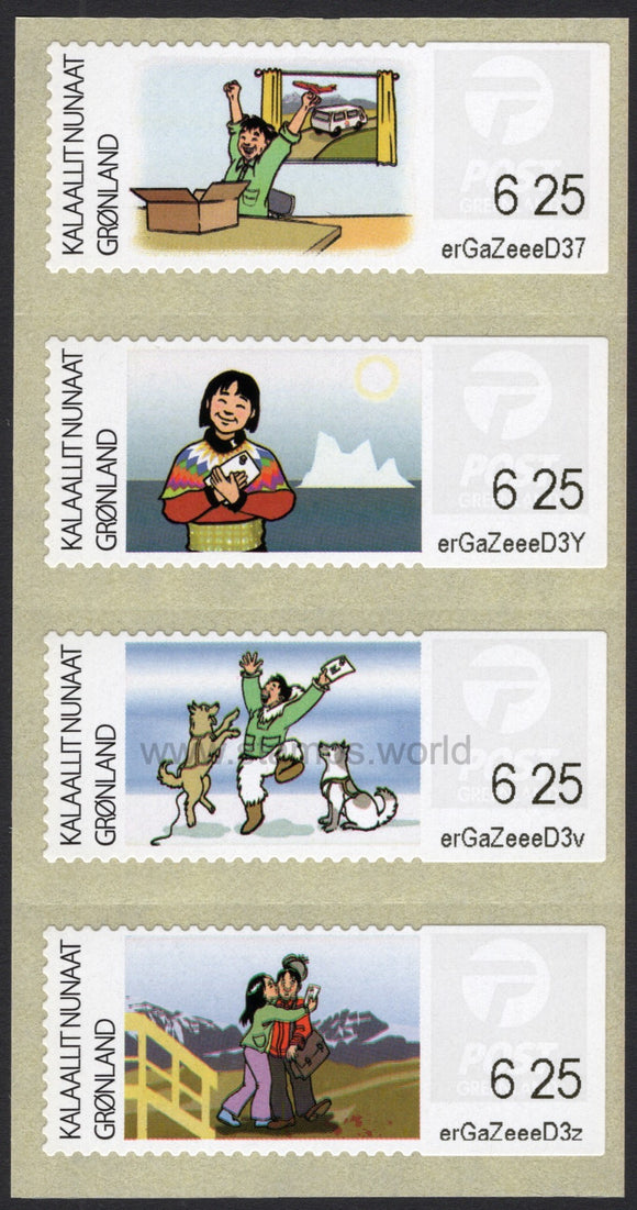 Greenland. 2009 Franking labels. MNH