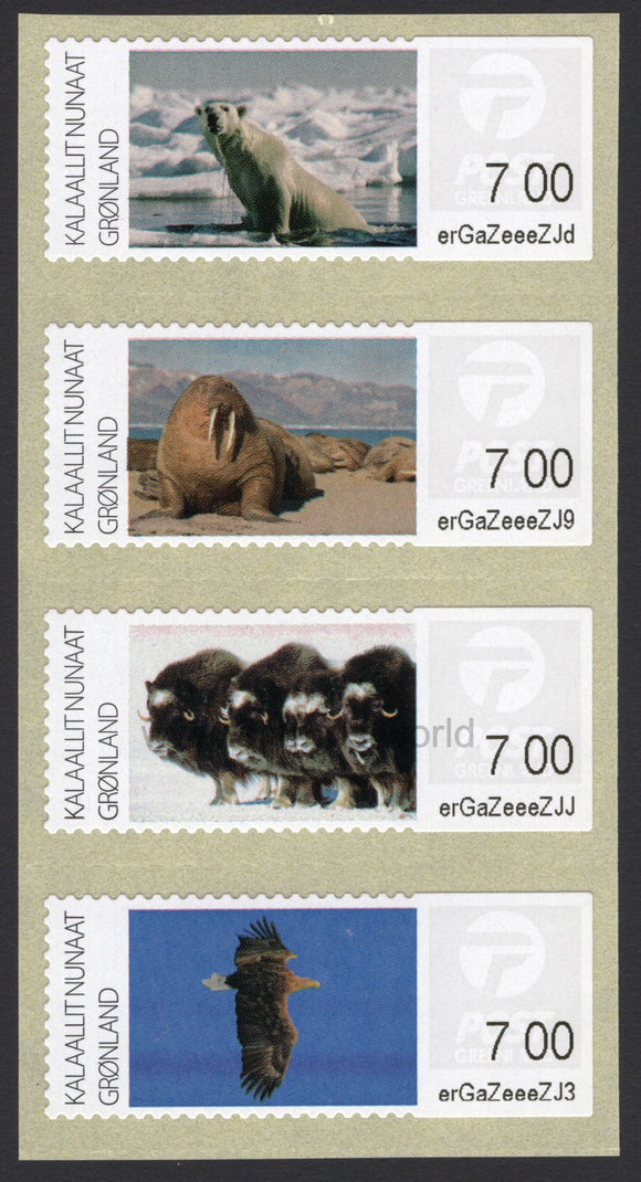 Greenland. 2011 Franking labels. MNH