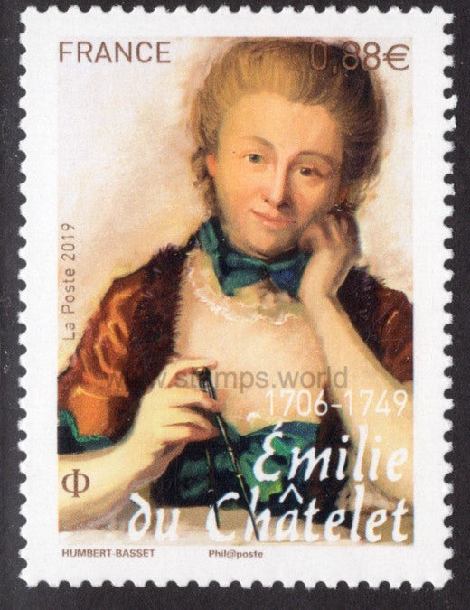 France. 2019 Emilie du Chatelet. MNH