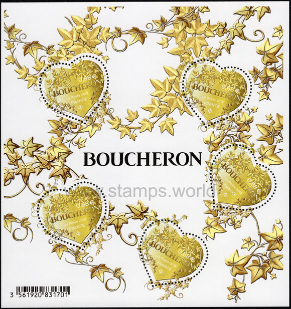 France. 2019 Hearts. Boucheron. MNH