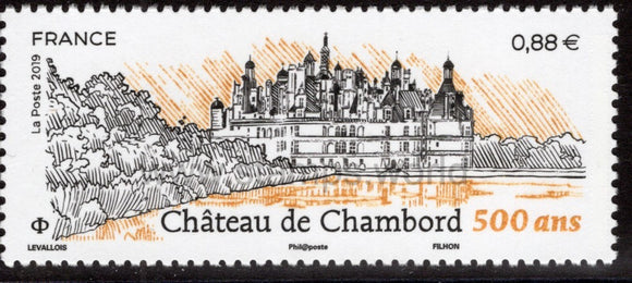 France. 2019 Chateau de Chambord. MNH