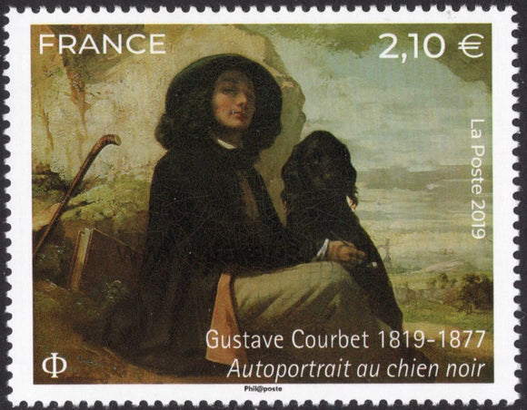 France. 2019 Gustave Courbet. Autoportrait. MNH