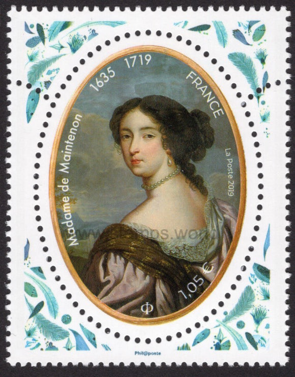 France. 2019 Madame de Maintenon. MNH