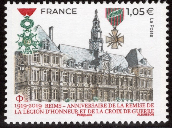 France. 2019 Reims. Legion of Honour and War Cross. MNH