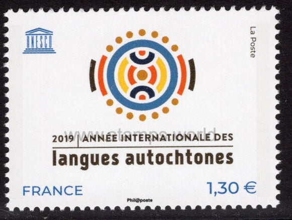 France. 2019 International Year of Native Languages. MNH