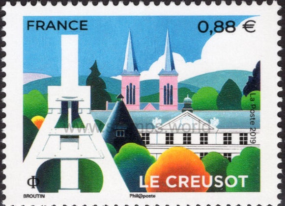 France. 2019 Le Creusot. Tourism. MNH