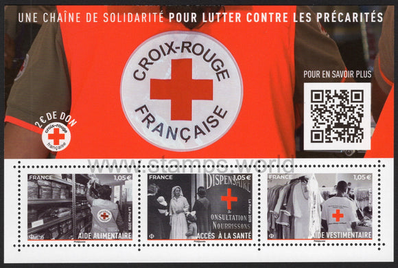 France. 2019 Red Cross. MNH