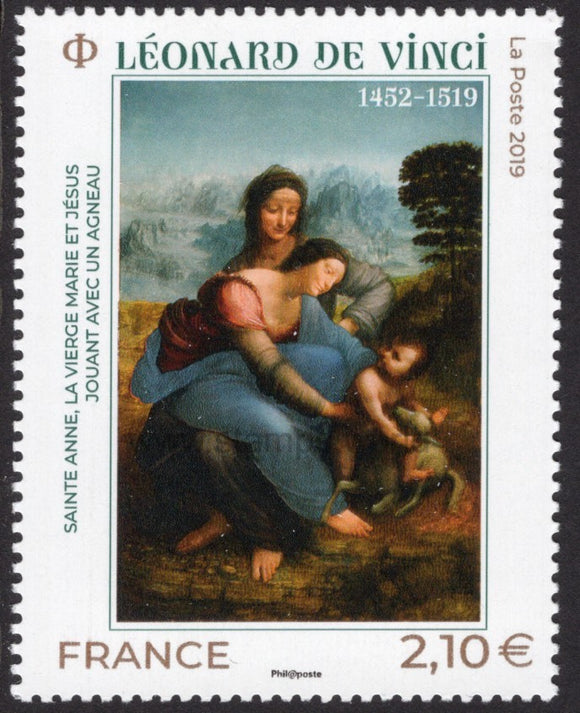 France. 2019 Leonardo da Vinci. MNH