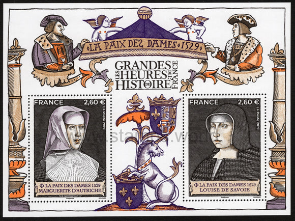 France. 2019 Great Moments of French History. MNH