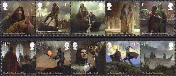 Great Britain. 2021 The Legend of King Arthur. MNH