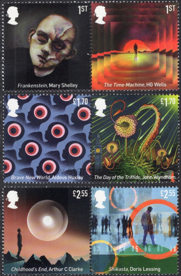 Great Britain. 2021 Classic Science Fiction. MNH