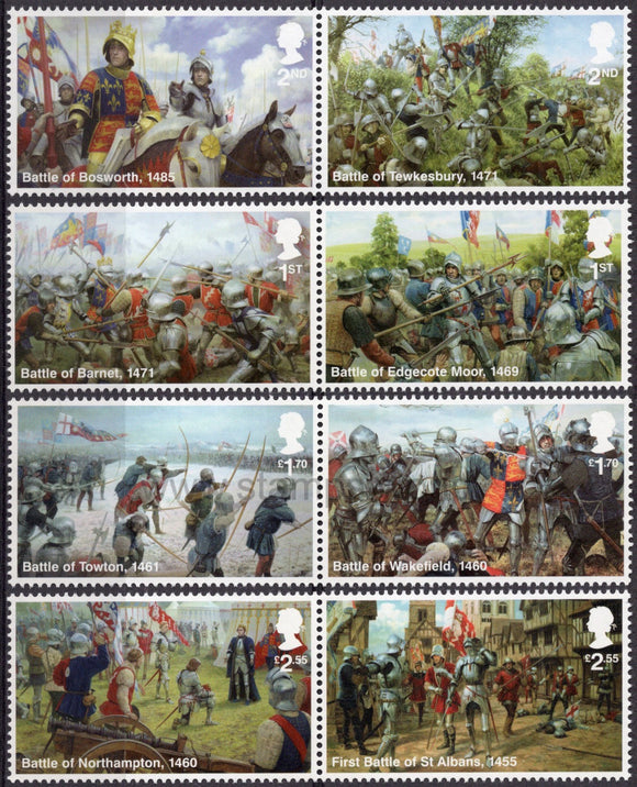 Great Britain. 2021 The Wars of the Roses. MNH