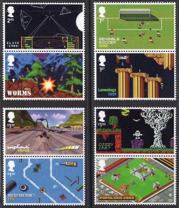 Great Britain. 2020 Video Games. MNH