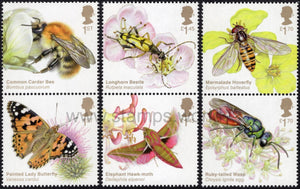 Great Britain. 2020 Brilliant Bugs. MNH