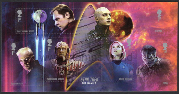 Great Britain. 2020 Star Trek. MNH
