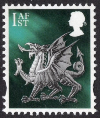 Great Britain. 2018 Wales. Definitive stamp 1st Class. MNH