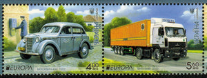 Ukraine. 2013 EUROPA. The postman van. MNH