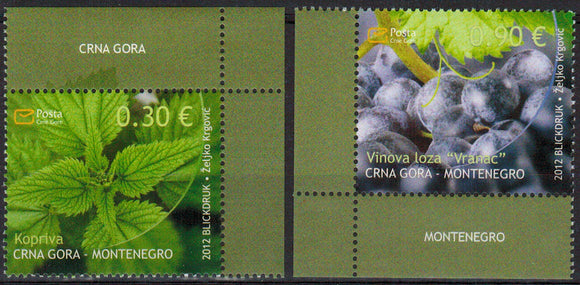 Montenegro. 2012 Flora. MNH